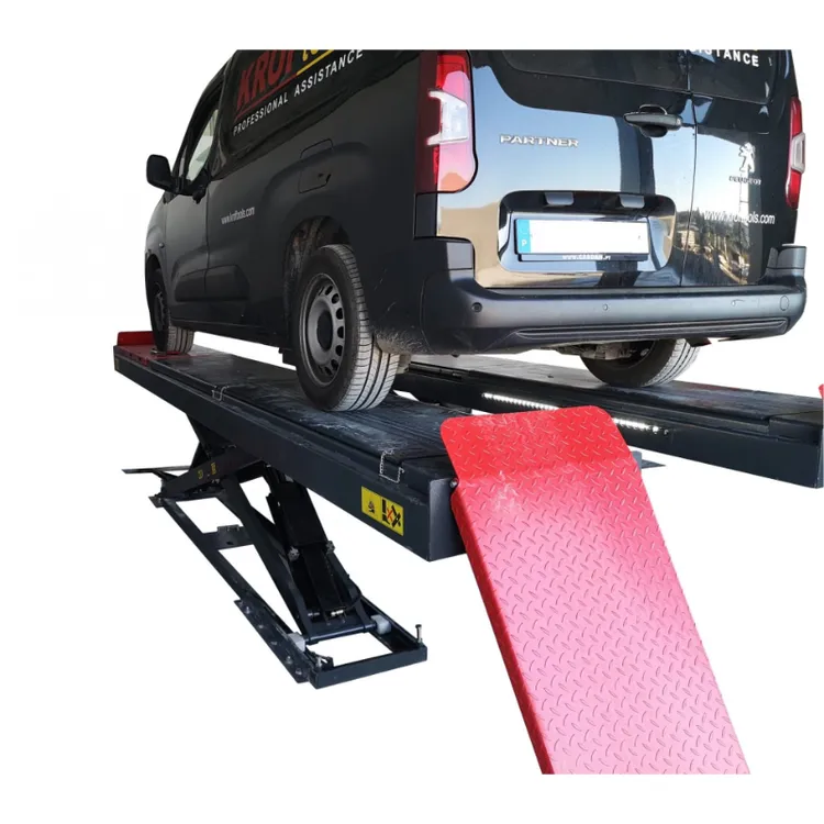 ELEVADOR DUPLA TESOURA B.PERFIL P/ ALINHAMENTO C/LED 3,5T KROFTOOLS