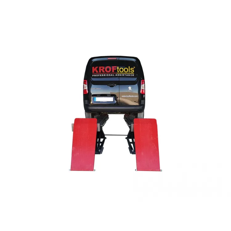 ELEVADOR TESOURA BAIXO PERFIL P/ ALINHAMENTO C/ LED 4,5T KROFTOOLS