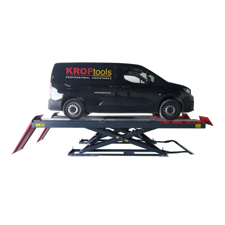 ELEVADOR TESOURA BAIXO PERFIL P/ ALINHAMENTO C/ LED 4,5T KROFTOOLS