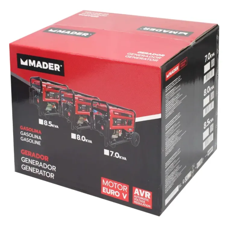 Gerador de Energia com Rodas MADER 7.0kVA 230V 15Hp