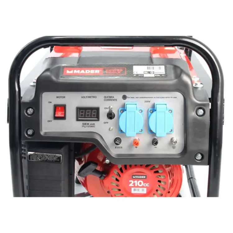 Gerador Monofásico MADER 3.0kVA 230V 3.0kW AVR