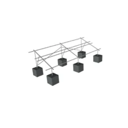 SUPORTE PARA PAINEL SOLAR PARA BASE DE CIMENTO JBM