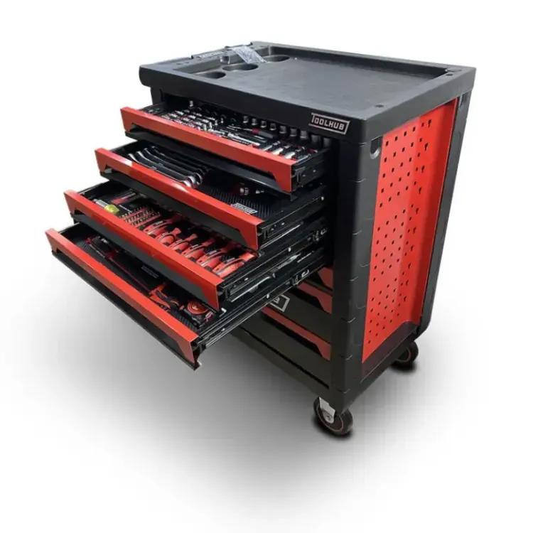 Carrinho Profissional 7 Gavetas com Ferramentas TOOLHUB 205 Peças Carrinho Profissional 7 Gavetas com Ferramentas TOOLHUB 205 Peças
