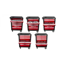 Carro de Ferramentas 7 Gavetas 160 Peças KROFTOOLS