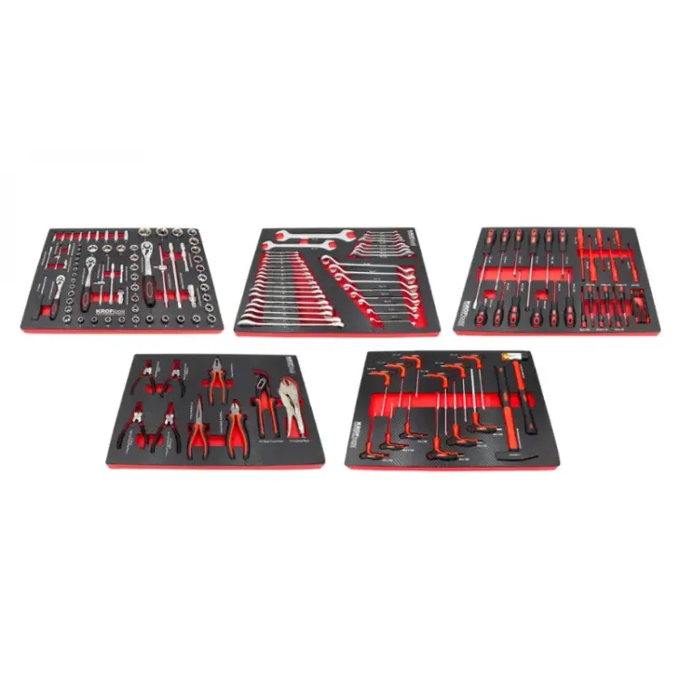 Carro de Ferramentas 7 Gavetas 160 Peças KROFTOOLS