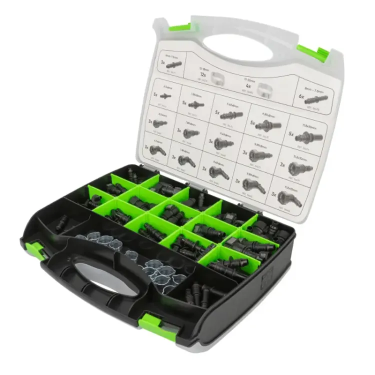 CONJUNTO DE CONECTORES E TUBOS DE COMBUSTÍVEL (95 PÇS) JBM (2)