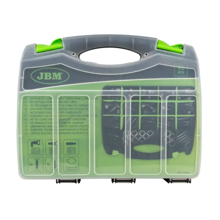 CONJUNTO DE CONECTORES E TUBOS DE COMBUSTÍVEL (95 PÇS) JBM (4)