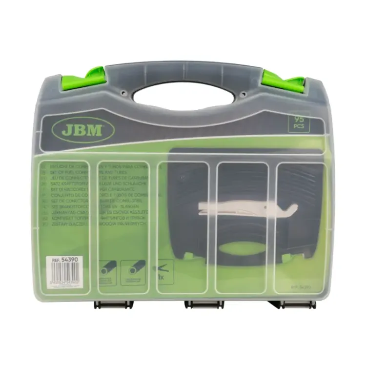 CONJUNTO DE CONECTORES E TUBOS DE COMBUSTÍVEL (95 PÇS) JBM (6)