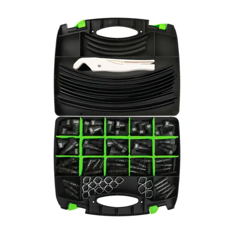 CONJUNTO DE CONECTORES E TUBOS DE COMBUSTÍVEL (95 PÇS) JBM