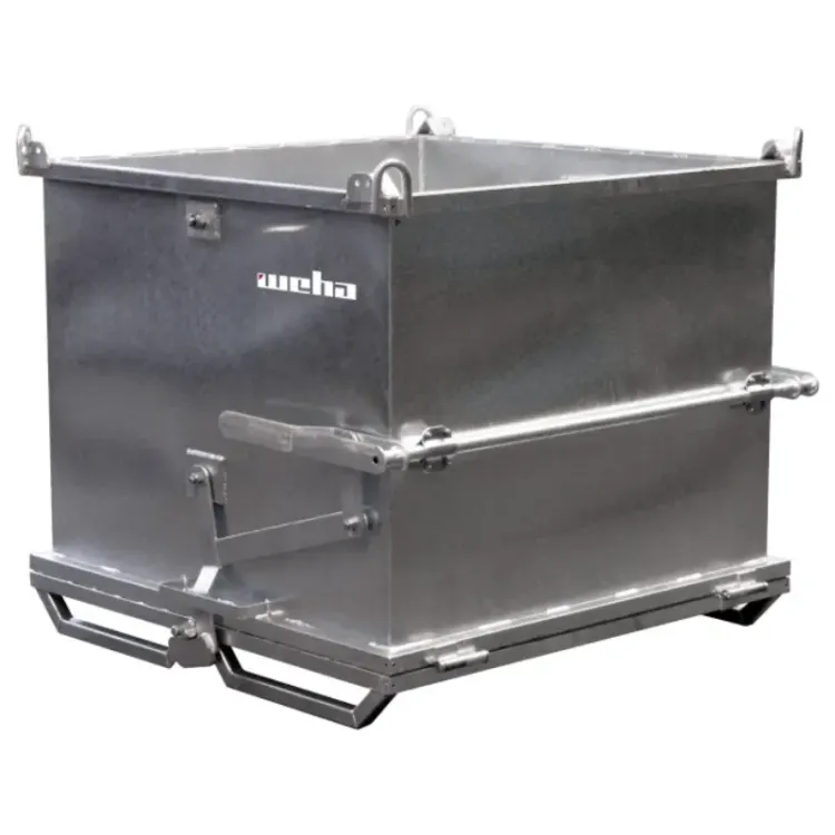 CONTENTOR DESCARGA DE FUNDO 1000KG WEHA