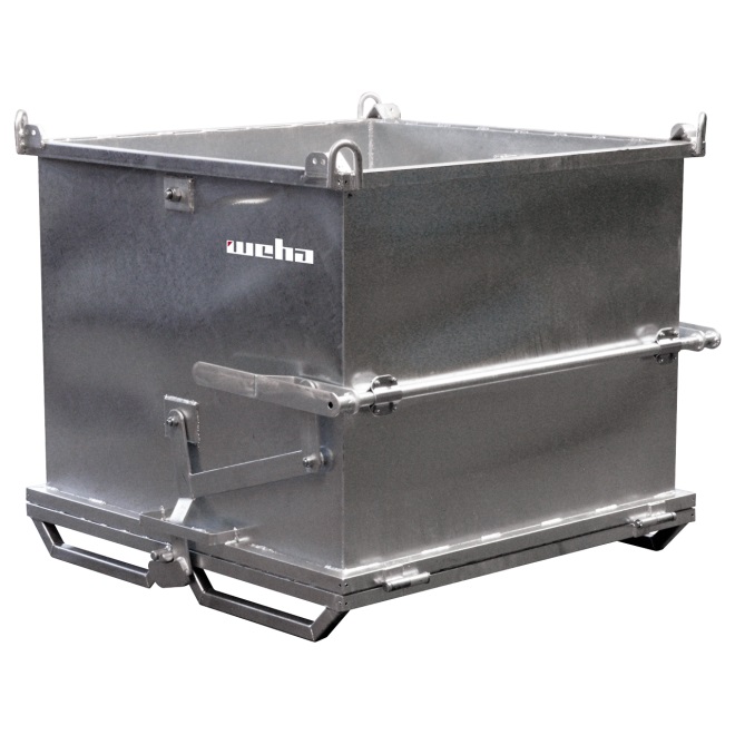 CONTENTOR DESCARGA DE FUNDO 1200KG WEHA