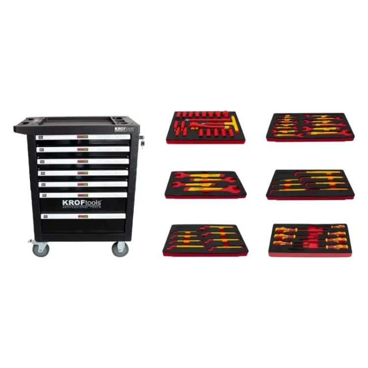 CARRO PRETO FERRAMENTA ISOLADA 6 MÓDULOS KROFTOOLS (4)