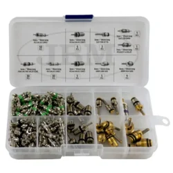 CONJUNTO DE VÁLVULAS P AR CONDICIONADO 134 PEÇAS JBM