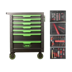 CARRINHO FERRAMENTAS 7 GAVETAS C MÓDULOS VERMELHO JBM (2)