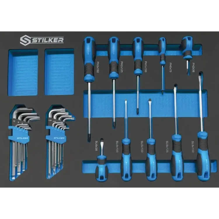 CARRO 147 FERRAMENTAS 7 GAVETAS AZULPRETO STILKER (6)