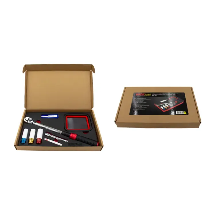 Módulo Chave Dinamométrica 1/2" + Acessórios 8PCS KROFTOOLS 20-120Nm 1/2"