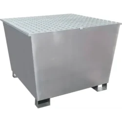 BACIA DE RETENÇÃO L C GRELHA DE AÇO IBC