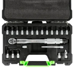 Caixa de 21 Peças com Chave Dinamométrica JBM 1/4" 5-25Nm