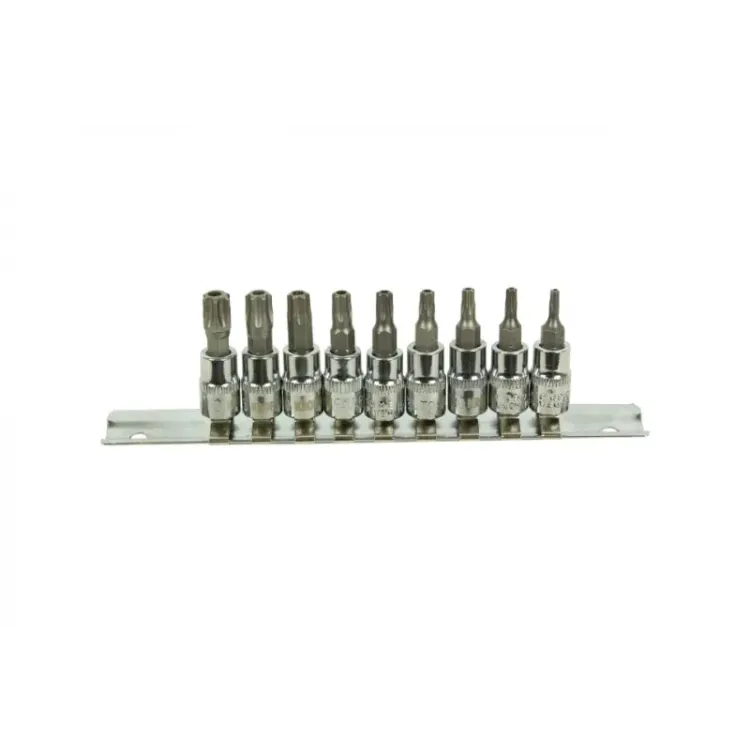 JOGO 9 CHAVES CH 14 C BIT TORX INVIOLÁVEL KROFTOOLS (2) JOGO 9 CHAVES CH 14 C BIT TORX INVIOLÁVEL KROFTOOLS (2)