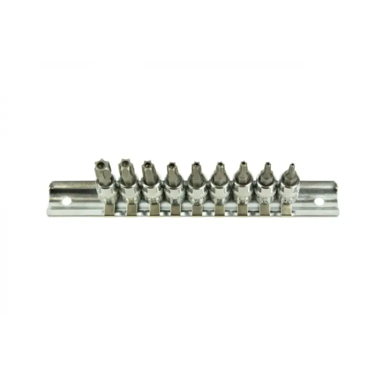 JOGO 9 CHAVES CH 14 C BIT TORX INVIOLÁVEL KROFTOOLS
