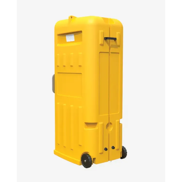 Sanitário Portátil com Ligação à Rede IRBAL 106kg 99x79x220cm Amarelo