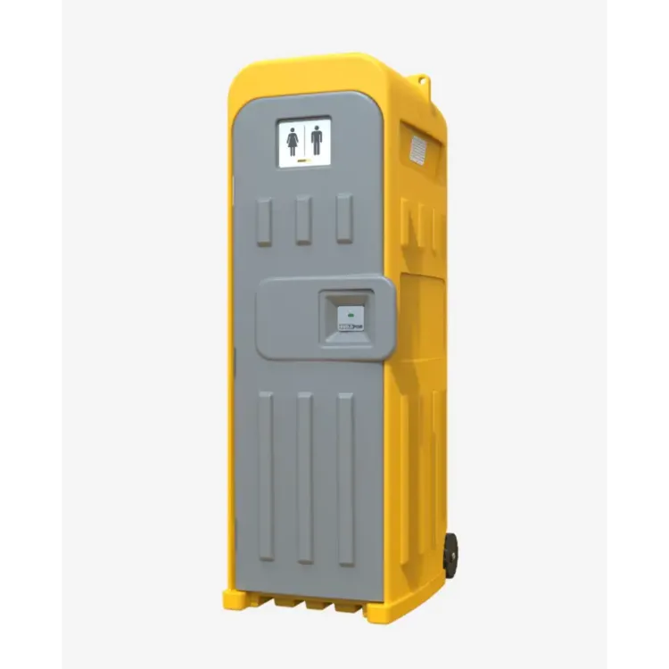 Sanitário Portátil com Ligação à Rede IRBAL 106kg 99x79x220cm Amarelo