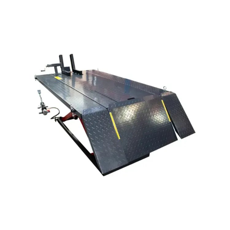 Elevador de Motos Hidropneumático Kroftools 680Kg 2005x845mm Elevador de Motos Hidropneumático Kroftools 680Kg 2005x845mm