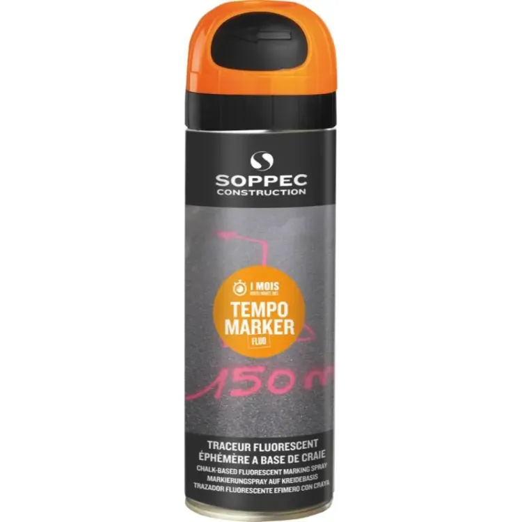 PINTURA MARCADORA DE OBRA LARANJA FLUORESCENTE 650 ML (2)