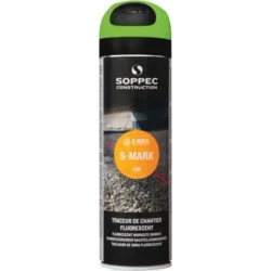 PINTURA MARCADORA DE OBRA VERDE FLUORESCENTE AEROSSOL 500 ML (2)