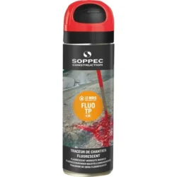 PINTURA MARCADORA DE OBRA VERMELHO FLUORESCENTE 12 M 500 ML