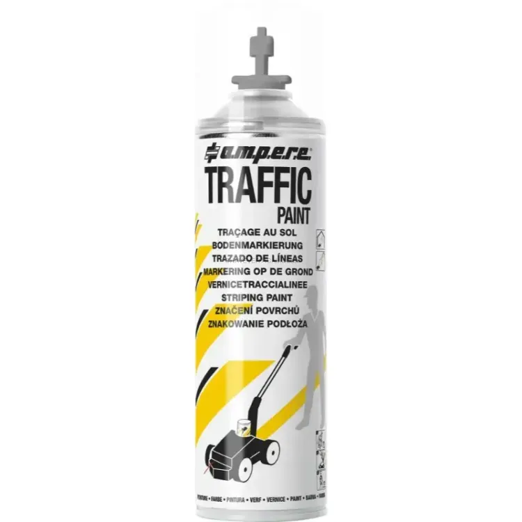 Spray Tinta de Marcação AMPERE TRAFFIC PAINT Cinzento 650ml