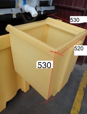 Tina de Retenção de Óleos ND 1100L 1500kg Polietileno
