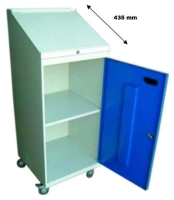 Armário de Apoio com Rodas ND 500x500x1270mm 200kg