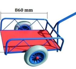Carrinho com Puxador ND 300kg 840x880x1350mm Rodas Ø350mm