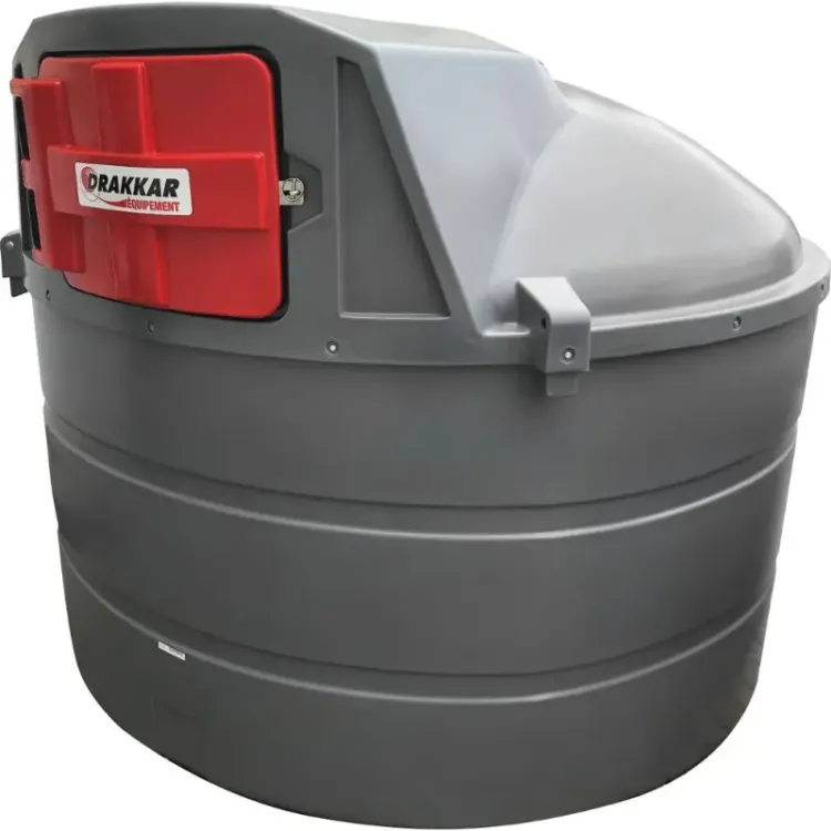 Cuba de Armazenamento de Gasóleo PEHD 5000L DRAKKAR 230V 72 l/min
