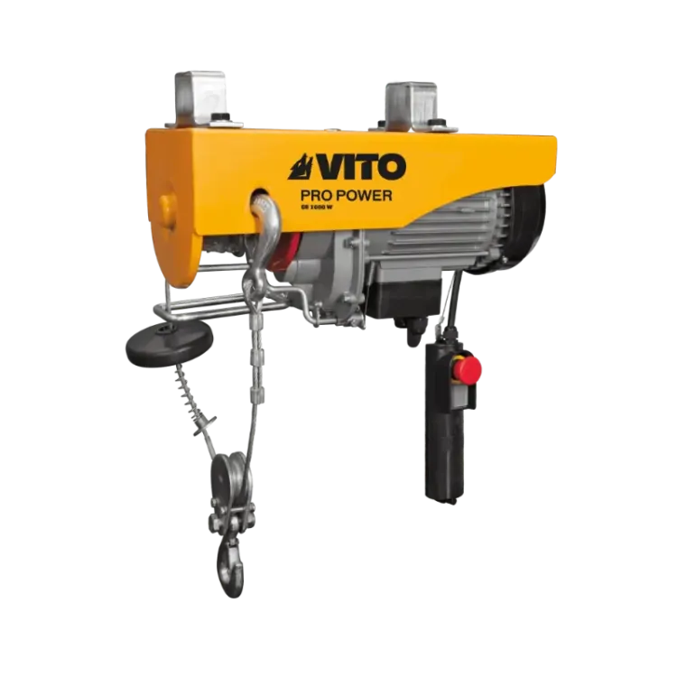 Guincho Elétrico VITO 1000W 250/500kg Guincho Elétrico VITO 1000W 250/500kg