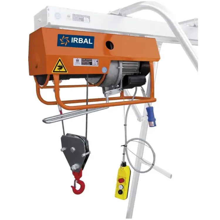 Guincho para Pórtico IRBAL DT500 MAX 500 Kg 230/400 V Trifásico