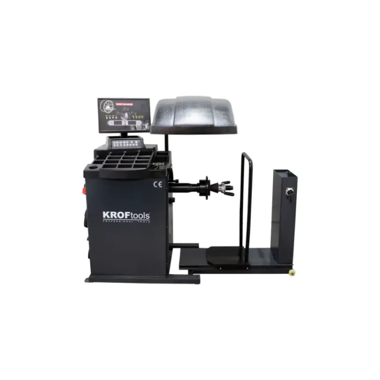 Máquina de Calibrar Rodas KROFTOOLS 10"-26" 220V 200kg