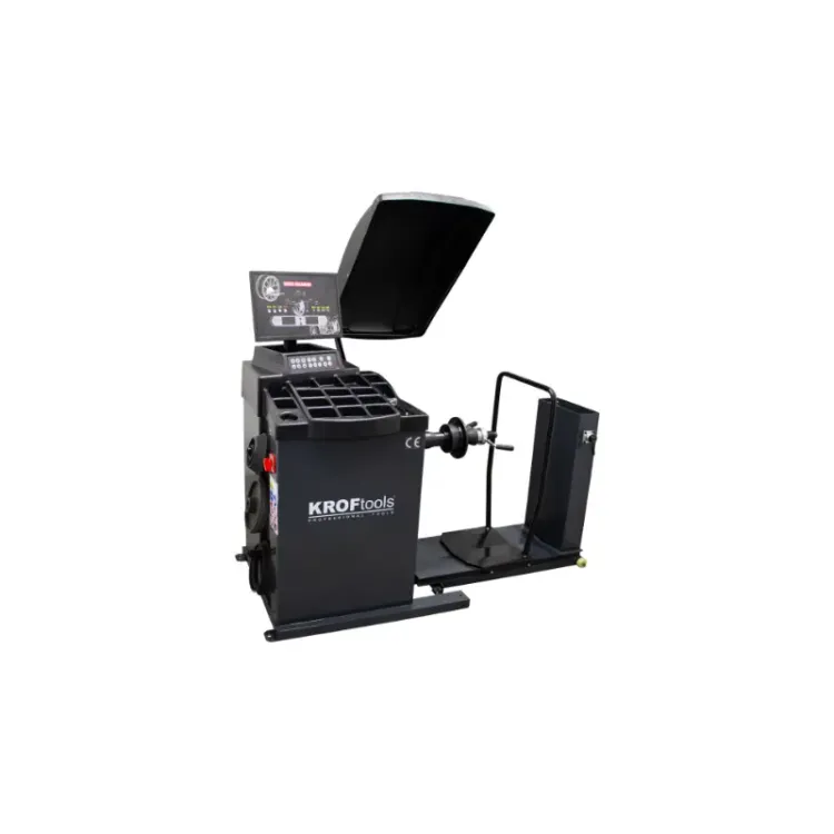 Máquina de Calibrar Rodas KROFTOOLS 10"-26" 220V 200kg