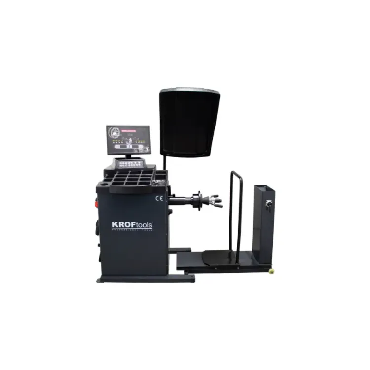 Máquina de Calibrar Rodas KROFTOOLS 10"-26" 220V 200kg