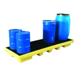 Tina de retenção para 4 bidões em linha ND 300L 1400kg