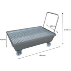 Tina de Retenção de Óleos com Rodas ND 750kg 200L