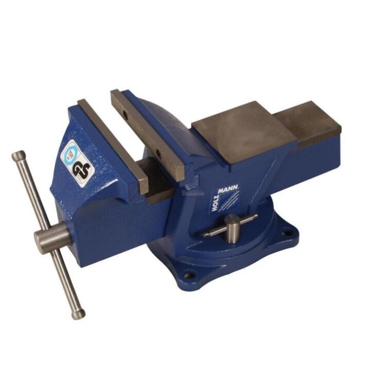 Torno de bancada HOLZMANN 150mm 140mm abertura ferro fundido