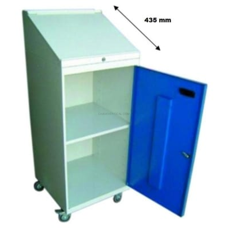 Armário de Apoio com Rodas ND 500x500x1270mm 200kg