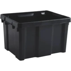 CAIXOTE DE ARRUMAÇÃO REFORÇADO CINZENTO DE 30L EDA