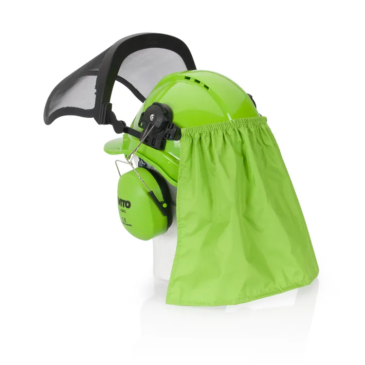 CAPACETE DE SEGURANÇA C/ PROTEÇÃO FACIAL E AURICULAR