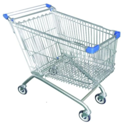 Carrinho de Supermercado ND 180 Litros Zincado 1000x610x1035mm