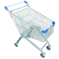 Carrinho de Supermercado ND 80 Litros Zincado