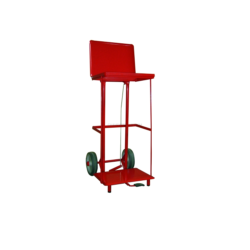 Carrinho para Sacos de Lixo ND 3000 100L Aço Pedal