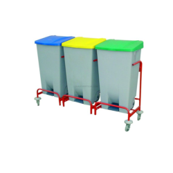 CARRINHO RECICLAGEM 3 CONTENTORES ND